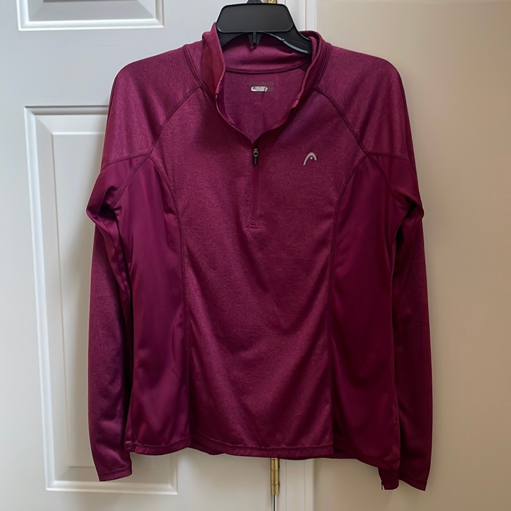 Head - Large Maroon Thin Pullover - image 1